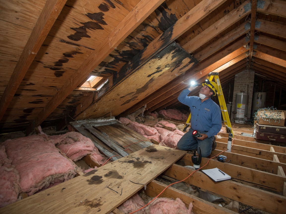 Step-by-Step Attic Inspection for Beaumont Roof Leaks